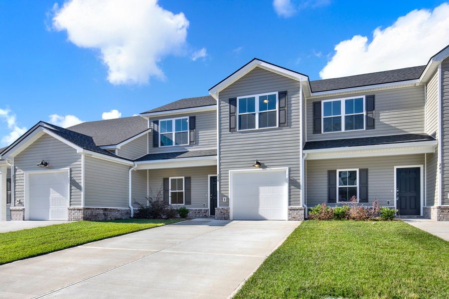 New Haven Townhome B - Front Elevation Exterior | Ernest Homes