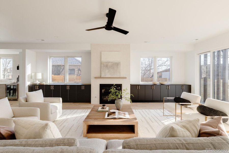 Furnished interior view inside a new home in , Denver (Image 25).