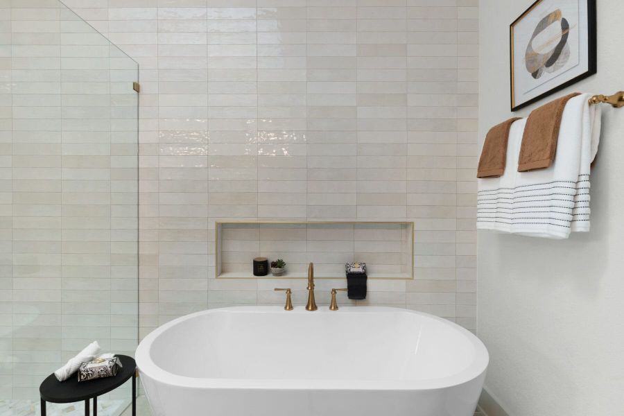 Furnished interior view inside a new home in Davis Ranch, San Antonio (Image 19).