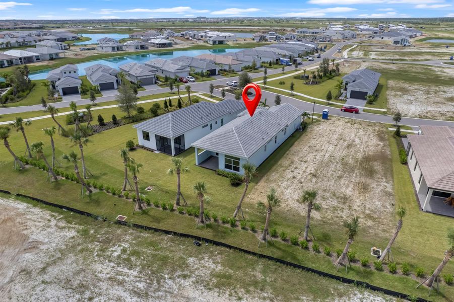 Exterior details and patio area of a home in , Port St. Lucie (Image 21).