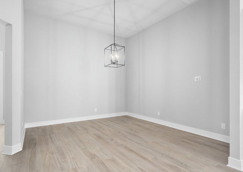 Large formal dining room.