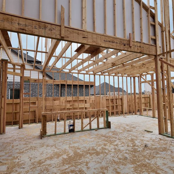 In-progress construction of a new home in Wildrye, Waller, TX (Image 6).