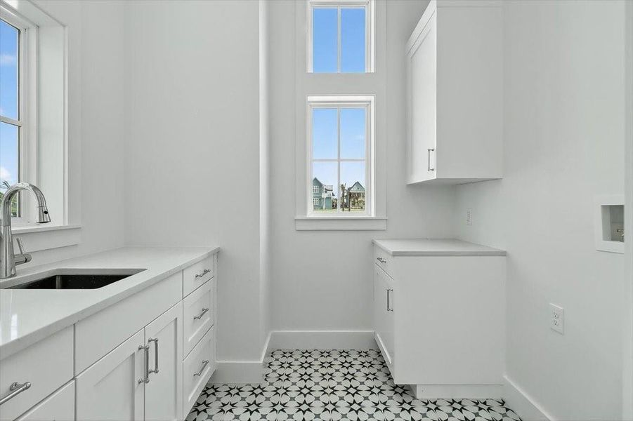 Furnished interior view inside a new home in , Port Aransas (Image 13).