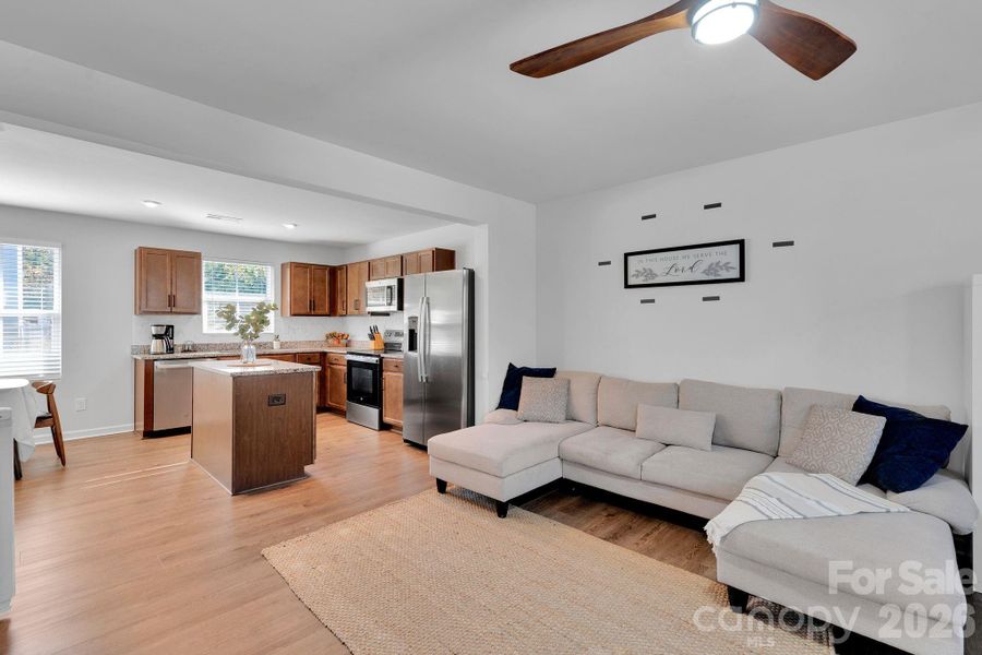 Furnished interior view inside a new home in , Charlotte (Image 25).