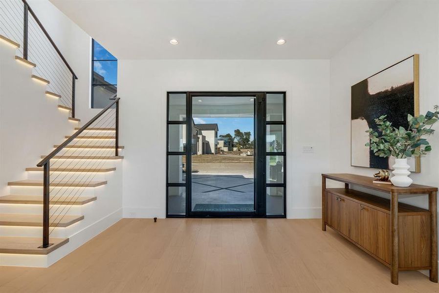 Furnished interior view inside a new home in , Prosper (Image 30).