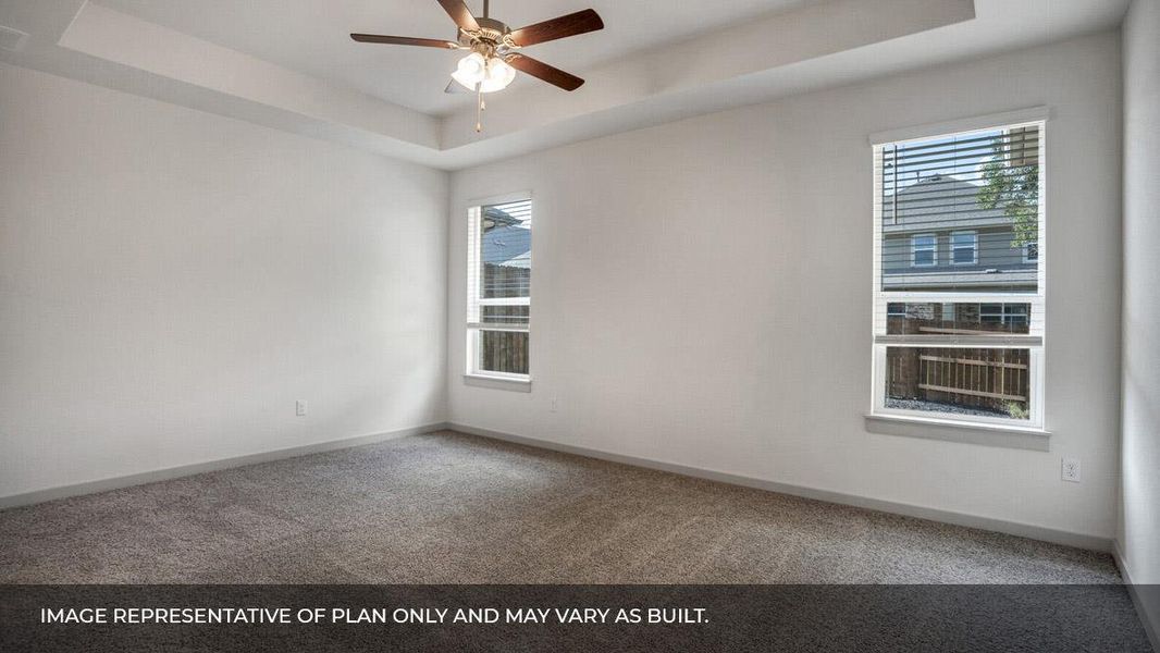Spacious, unfurnished interior of a new home in Rosenbusch Ranch, Leander (Image 18). Spacious, unfurnished interior of a new home in Rosenbusch Ranch, Leander (Image 18).