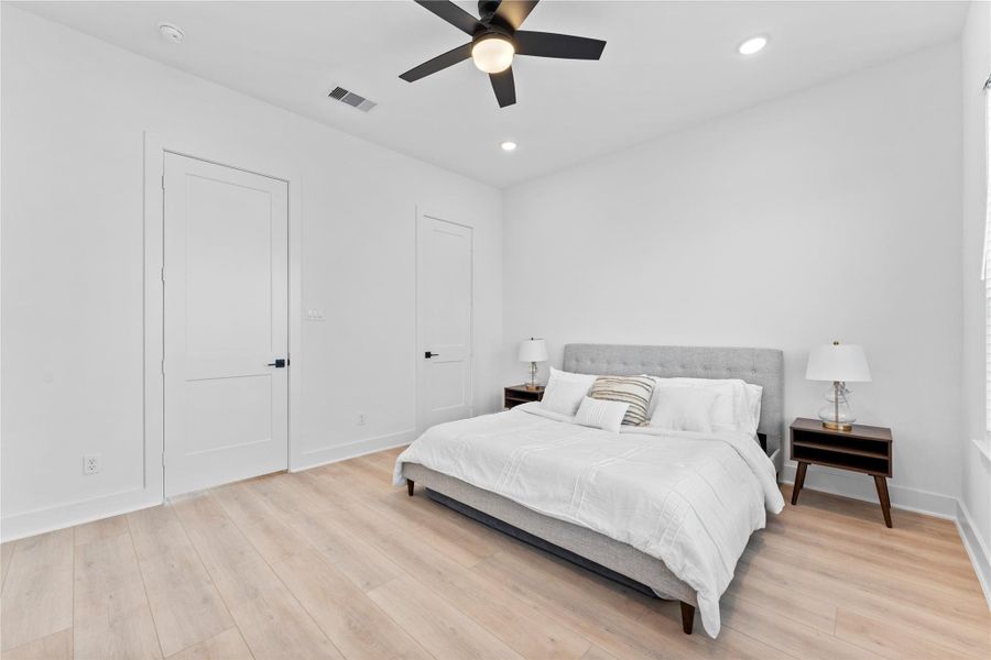 Furnished interior view inside a new home in Jensen Villas, Houston (Image 28).