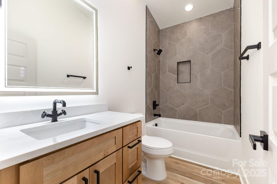 Furnished interior view inside a new home in , Concord (Image 6).