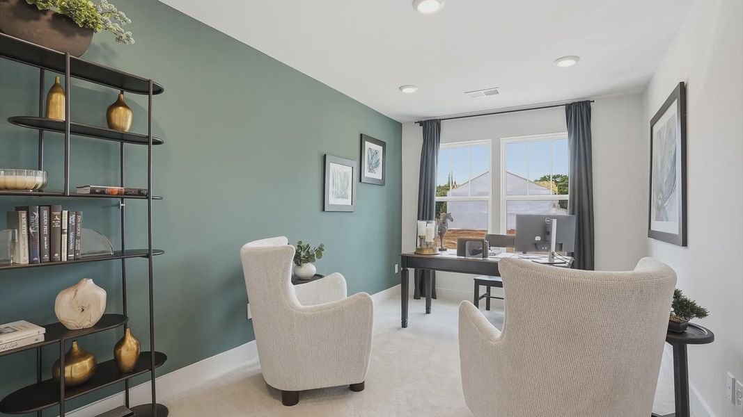 Furnished interior view inside a new home in Anna's Pointe, Simpsonville (Image 17).
