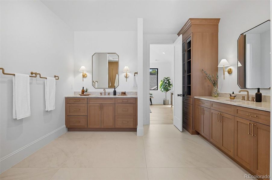 Furnished interior view inside a new home in , Denver (Image 37).