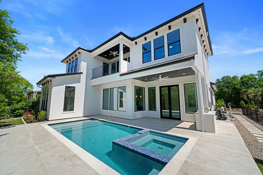 Front exterior of a new home in , Spring, TX, highlighting curb appeal (Image 2).