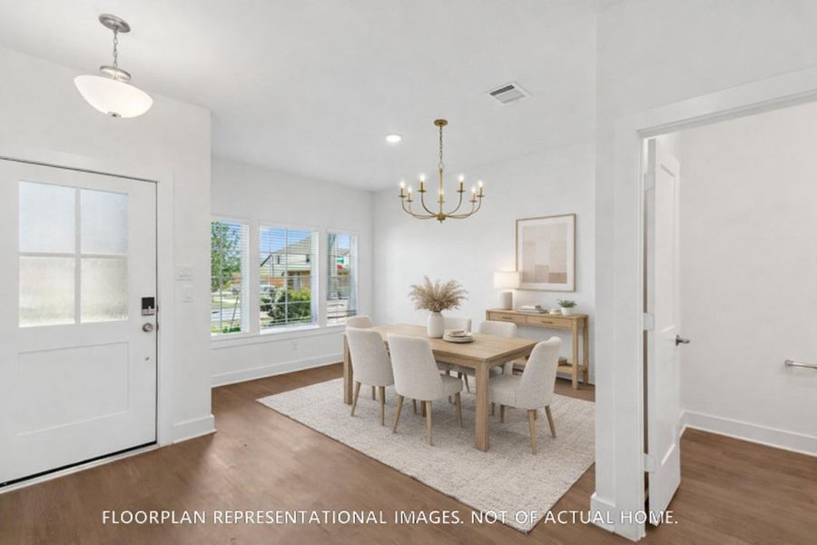 Furnished interior view inside a new home in Miller's Pond, Rosenberg (Image 14).