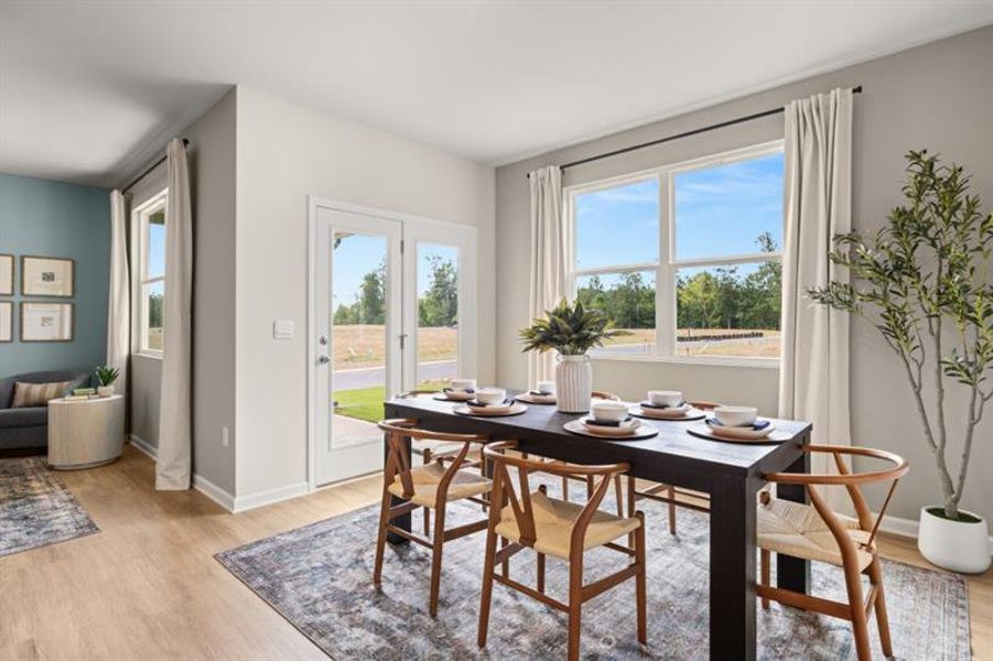 Furnished interior view inside a new home in Northberry, Rome (Image 8).