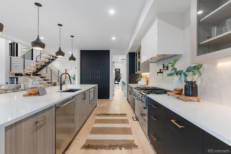 Furnished interior view inside a new home in , Denver (Image 28). Furnished interior view inside a new home in , Denver (Image 28).