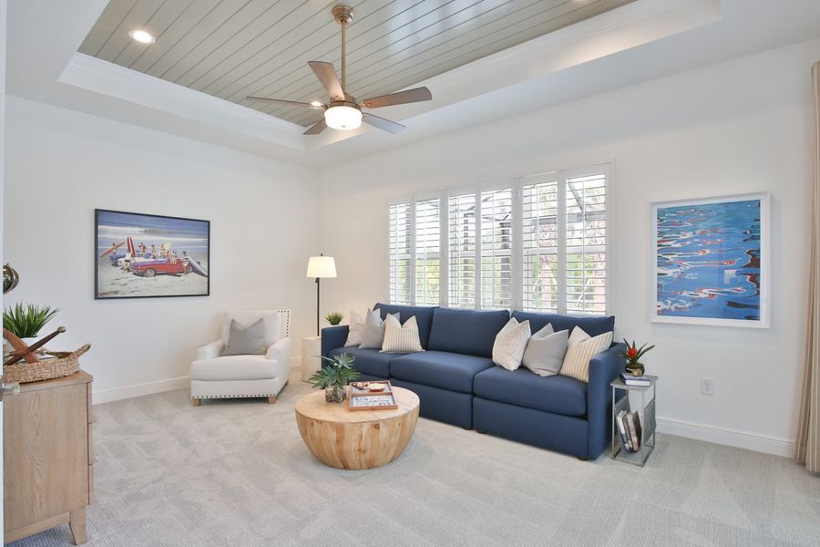 Furnished interior view inside a new home in Windward, Lakewood Ranch (Image 19).