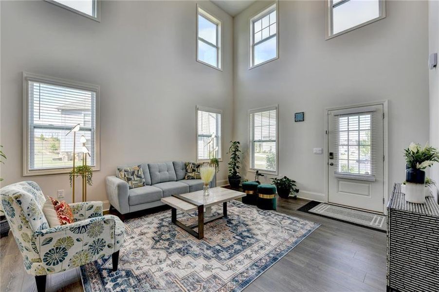 Furnished interior view inside a new home in , Cumming (Image 48).