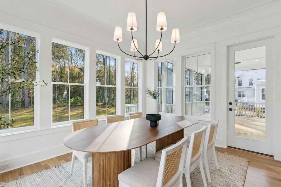 Furnished interior view inside a new home in Riverside at Carolina Park, Mount Pleasant (Image 32).