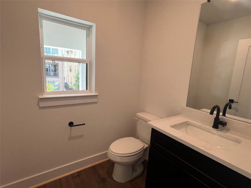 Furnished interior view inside a new home in The Grove, Austin (Image 16). Furnished interior view inside a new home in The Grove, Austin (Image 16).