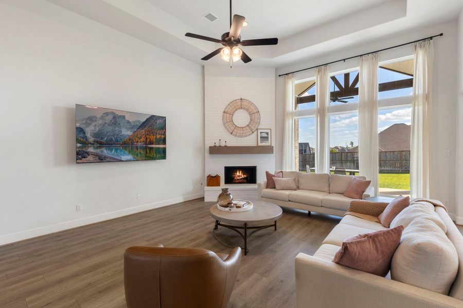 Furnished interior view inside a new home in Mostyn Manor Reserve, Magnolia (Image 30).