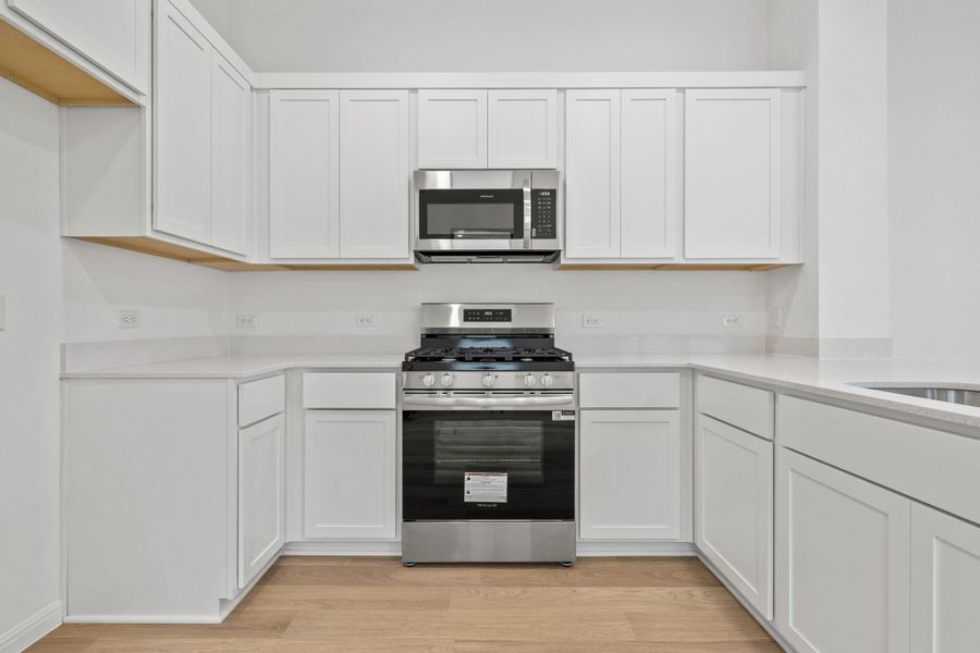 Furnished interior view inside a new home in Trinity Ranch, Elgin (Image 8). Furnished interior view inside a new home in Trinity Ranch, Elgin (Image 8).