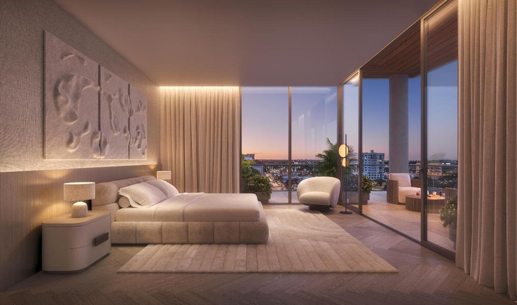 Primary Bedroom Rendering