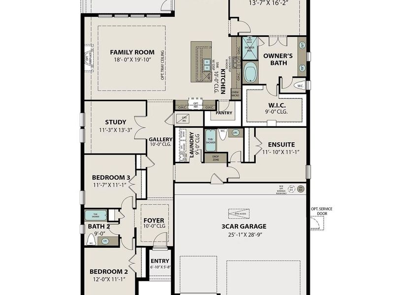 2D floor plan layout of this home in Lago Mar, Texas City, TX (Image 4). 2D floor plan layout of this home in Lago Mar, Texas City, TX (Image 4).