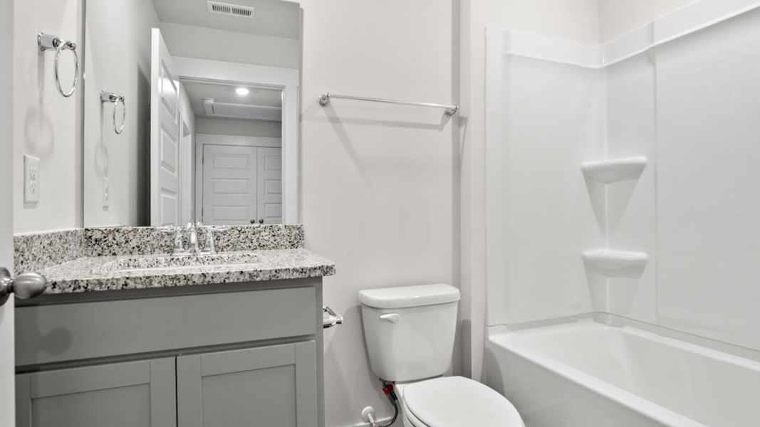 Furnished interior view inside a new home in Indigo Preserve Townhomes, Leland (Image 12).