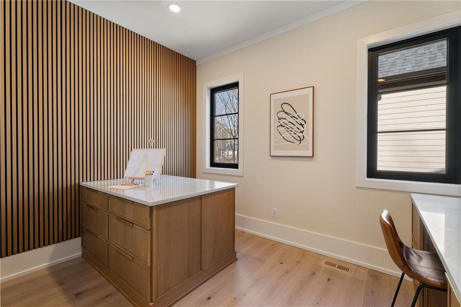 Furnished interior view inside a new home in , Canton (Image 64).