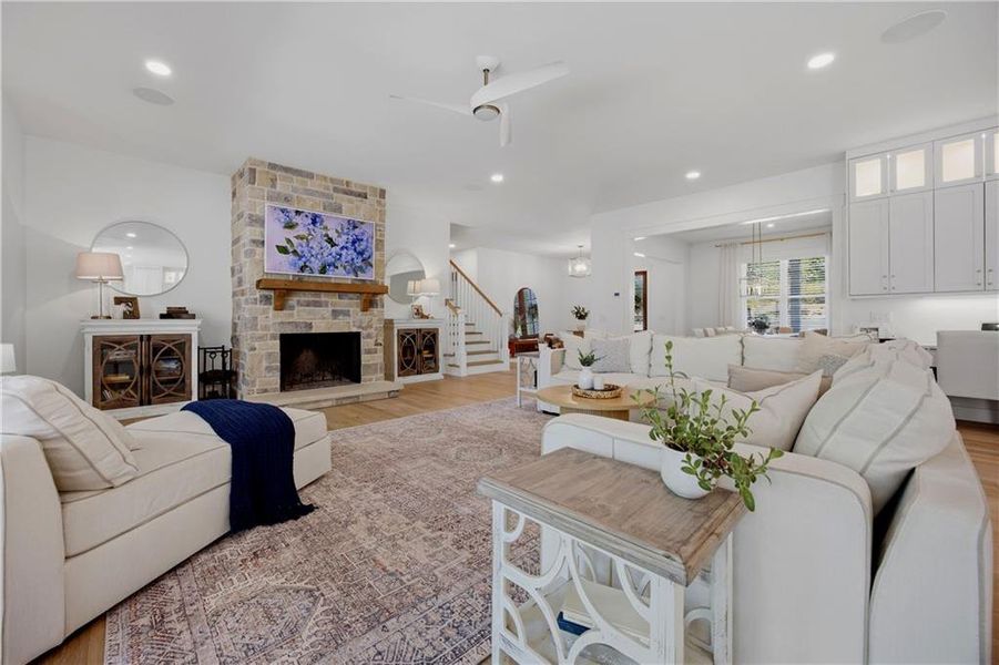 Furnished interior view inside a new home in , Sugar Hill (Image 36).