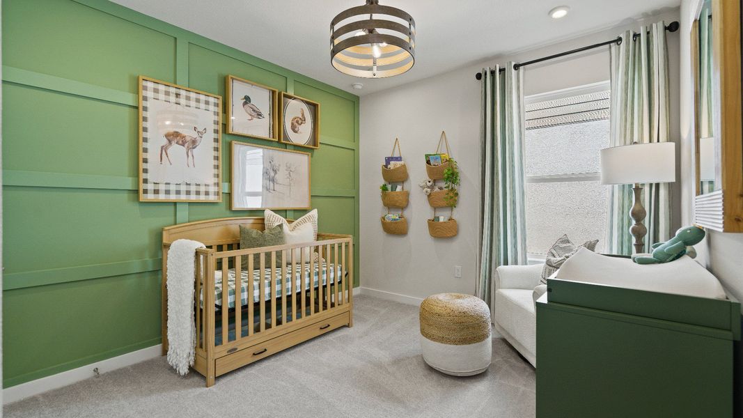 The Atlantic Model by DRB Homes Third Bathroom styled as a nursery in Winter Haven, FL The Atlantic Model by DRB Homes Third Bathroom styled as a nursery in Winter Haven, FL