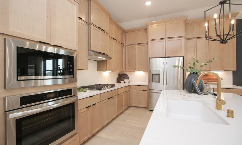 Furnished interior view inside a new home in Coastal Point, League City (Image 30).