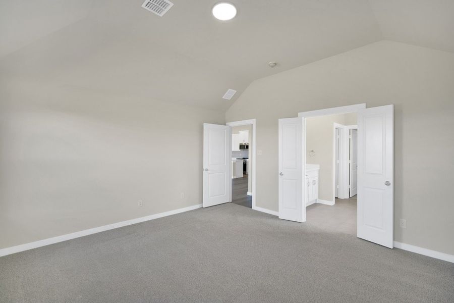 Representative unfurnished interior of a home built from the The Amherst by Lillian Custom Homes in Tabor Ranch, Ponder (Image 25). Representative unfurnished interior of a home built from the The Amherst by Lillian Custom Homes in Tabor Ranch, Ponder (Image 25).
