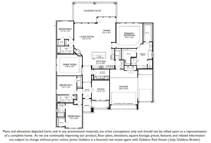 2D floor plan layout of this home in Riverstone, Georgetown, TX (Image 2). 2D floor plan layout of this home in Riverstone, Georgetown, TX (Image 2).