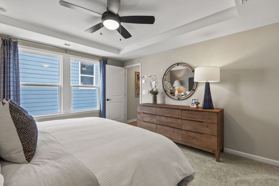 Furnished interior view inside a new home in The Coves on Lake Wylie, Charlotte (Image 18).