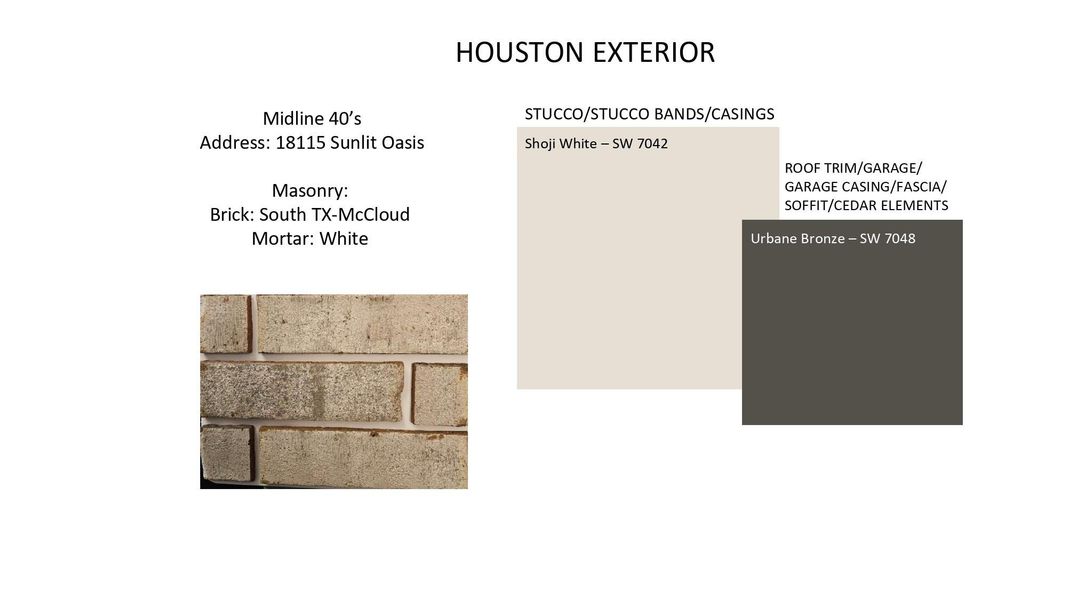 Sample of building materials used in homes in Midline, Webster (Image 7).