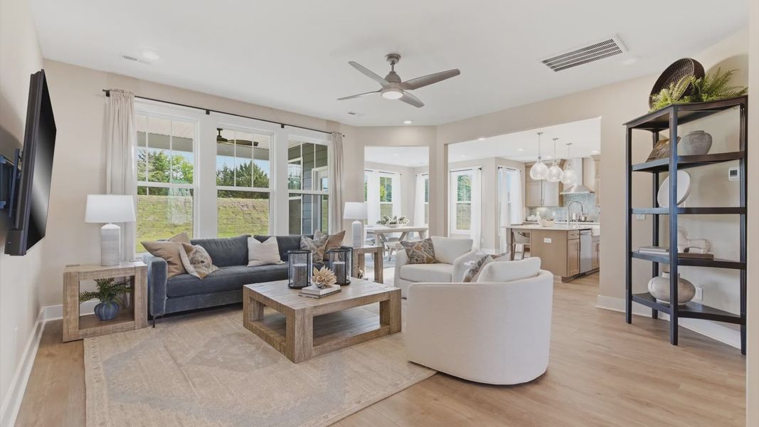Furnished interior view inside a new home in Benjamin's Grove, Woodruff (Image 3).