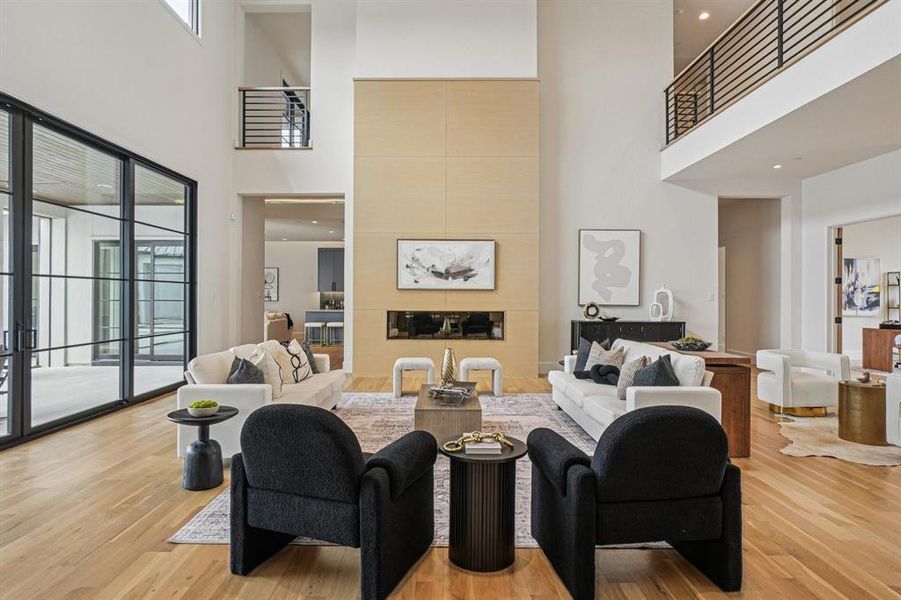 Furnished interior view inside a new home in , Southlake (Image 16). Furnished interior view inside a new home in , Southlake (Image 16).