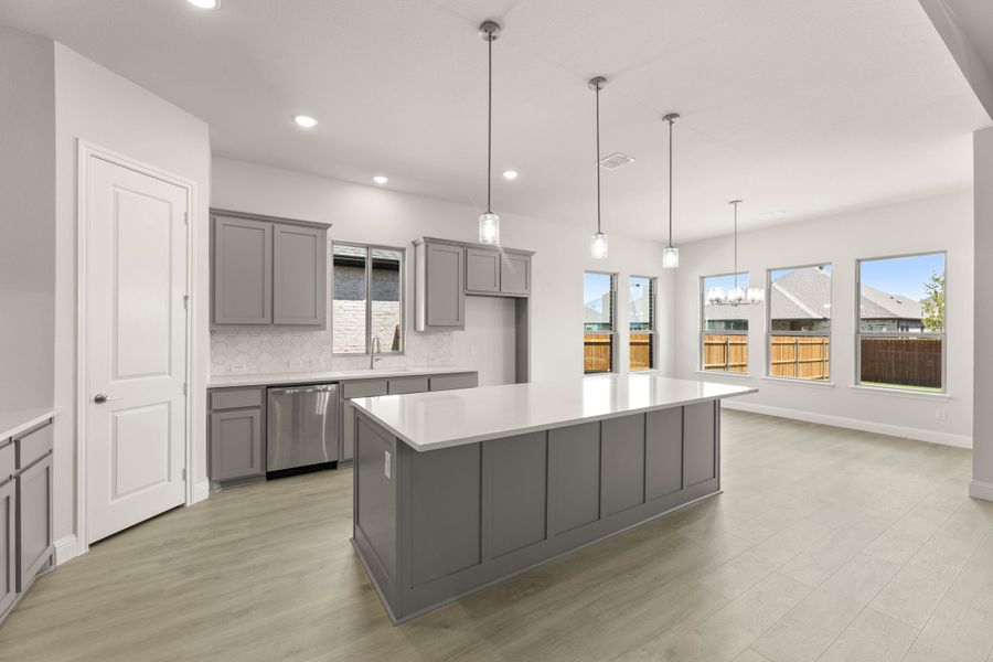 Furnished interior view inside a new home in Timberbrook, Justin (Image 7).