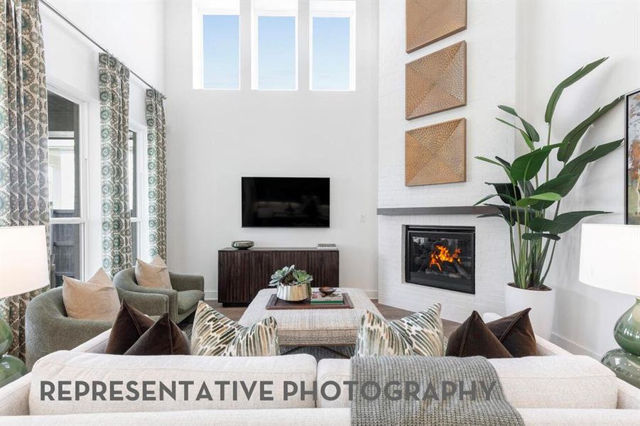 Furnished interior view inside a new home in Cambridge Crossing, Celina (Image 8).