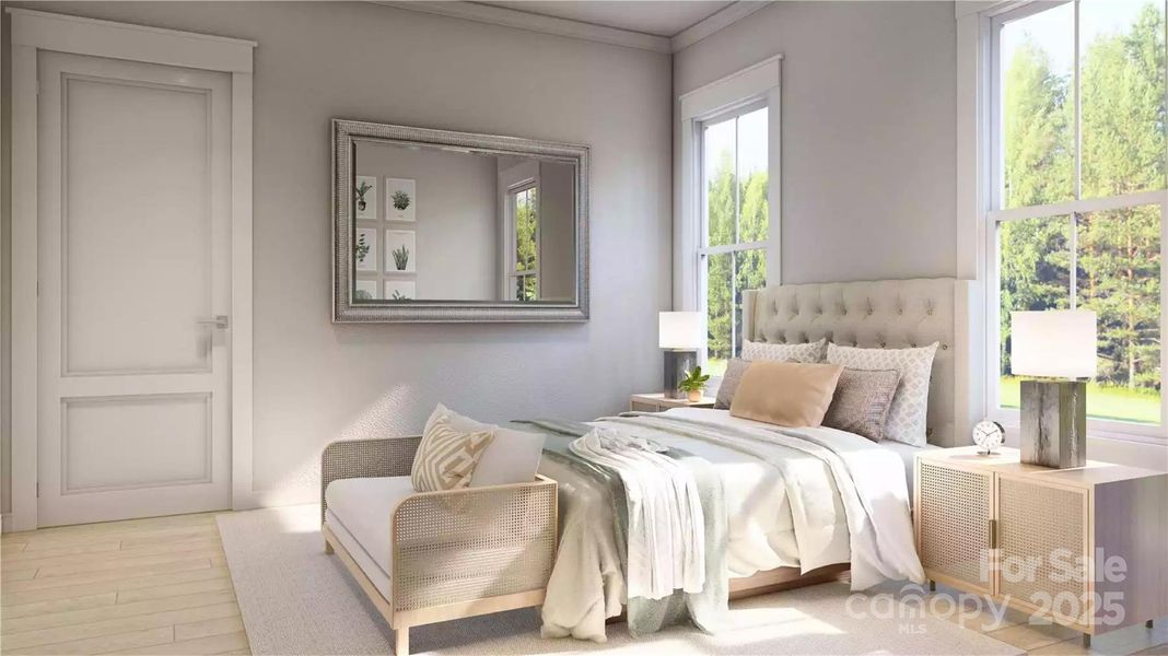 Furnished interior view inside a new home in , Sherrills Ford (Image 7).