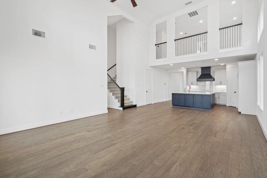 *Representational Photo* First Floor Sneak Peek! High Ceilings & Open Railings