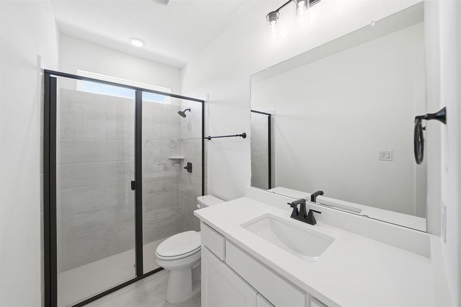 Furnished interior view inside a new home in Brookhollow West, Prosper (Image 8).