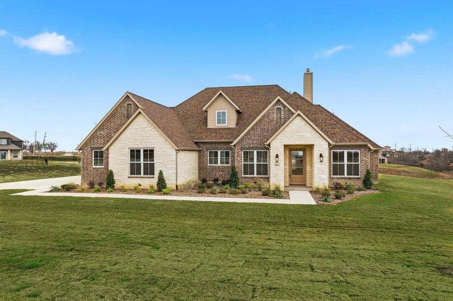 Front exterior of a new home in , Mesquite, TX, highlighting curb appeal (Image 22).