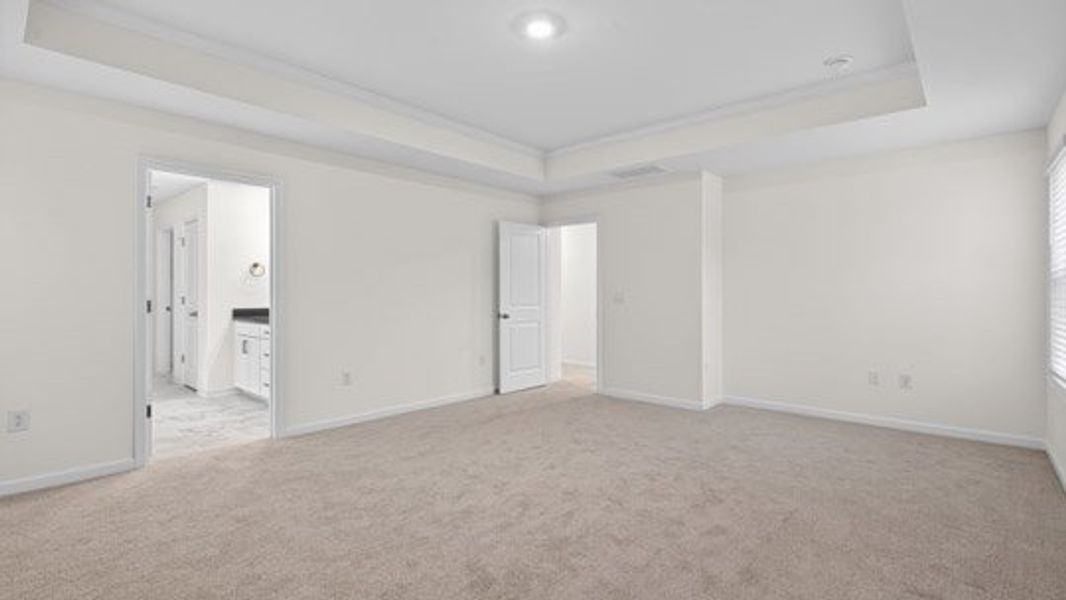 Representative unfurnished interior of a home built from the Tillery by D.R. Horton in Eagle Creek, Fuquay Varina (Image 20). Representative unfurnished interior of a home built from the Tillery by D.R. Horton in Eagle Creek, Fuquay Varina (Image 20).