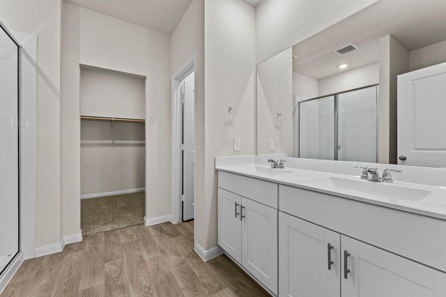 Furnished interior view inside a new home in Whisper South, San Marcos (Image 8).