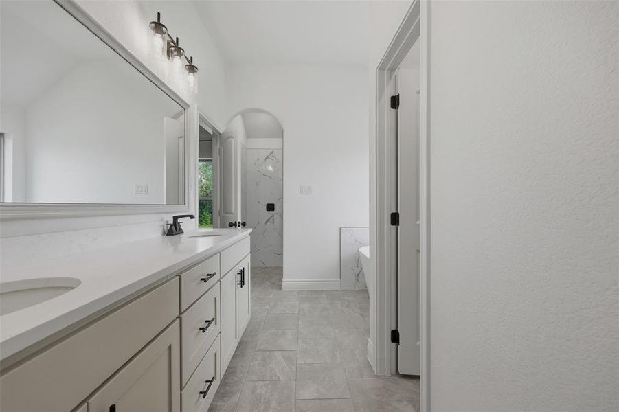 Furnished interior view inside a new home in The Ranches at Valley View, Springtown (Image 16).