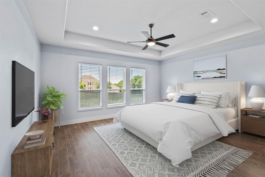 Furnished interior view inside a new home in , Temple (Image 13). Furnished interior view inside a new home in , Temple (Image 13).