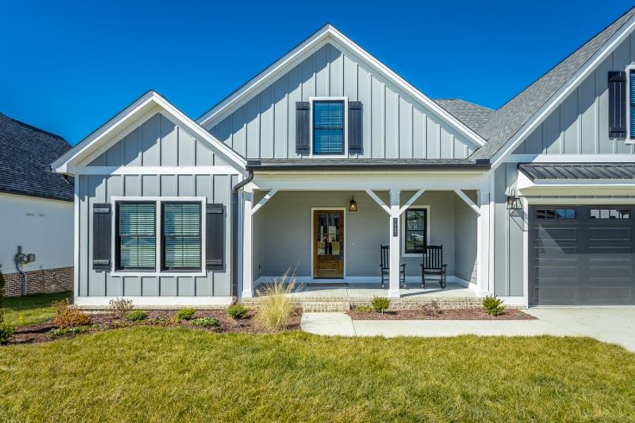 Representative exterior photo of a completed home built from the Autumnbrook A by Riverstone Construction, LLC in Faith View, Ooltewah, TN (Image 2).