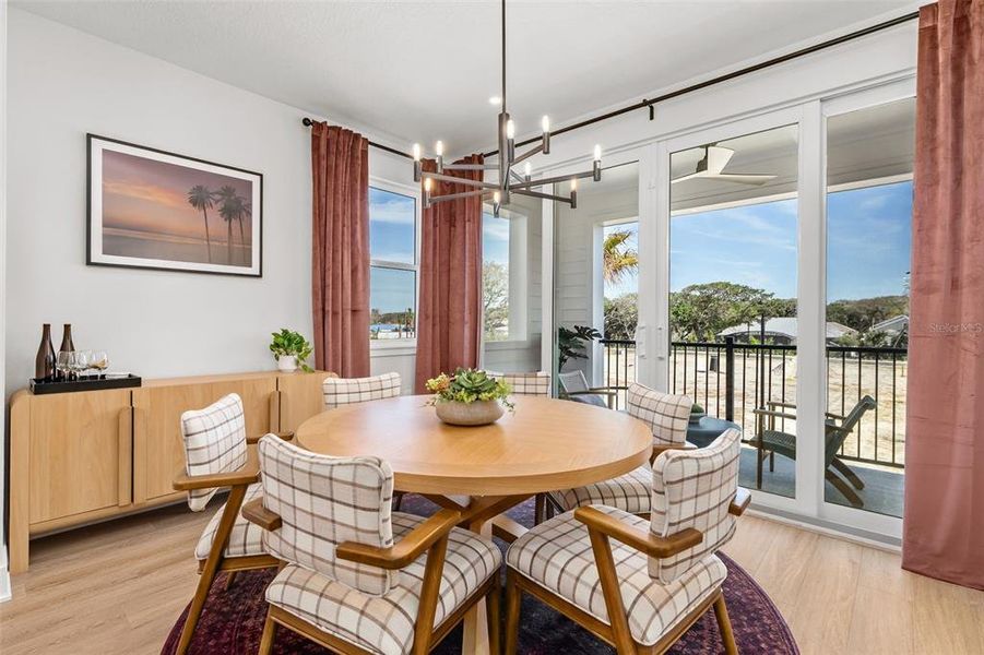 Furnished interior view inside a new home in EvenTide, New Smyrna Beach (Image 14).
