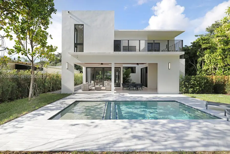 Exterior details and patio area of a home in , Miami (Image 32). Exterior details and patio area of a home in , Miami (Image 32).